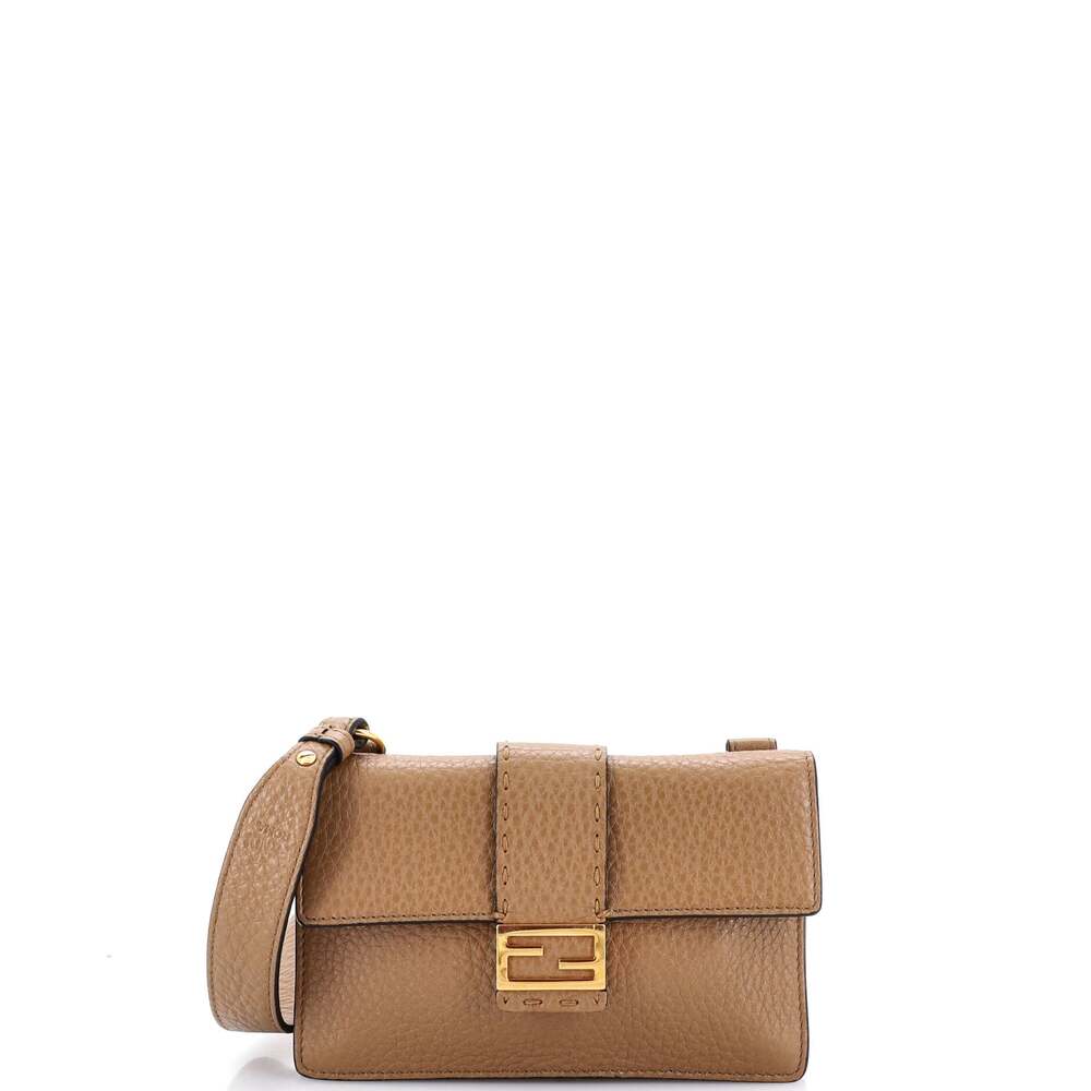 Fendi Baguette Crossbody Bag Leather #270662F13B